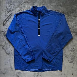 Vintage Y2K Nike Spellout Logo Anorak Windbreaker Jacket/Portable Bag - Size L